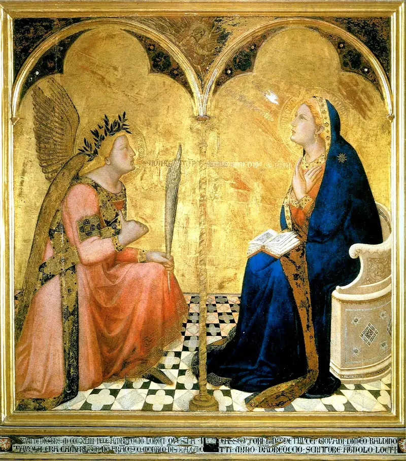 Annunciation Ambrogio Lorenzetti